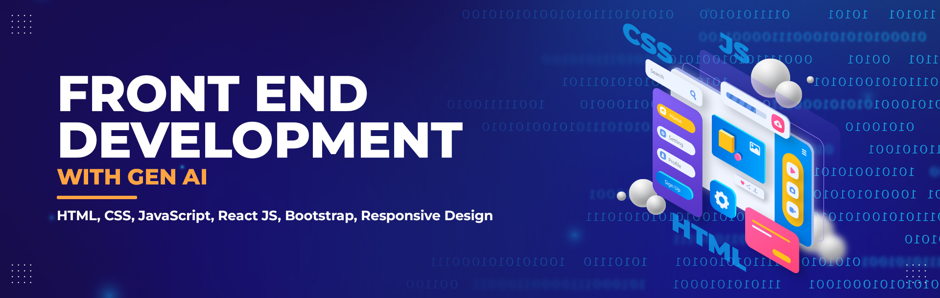 Frontend Development course banner