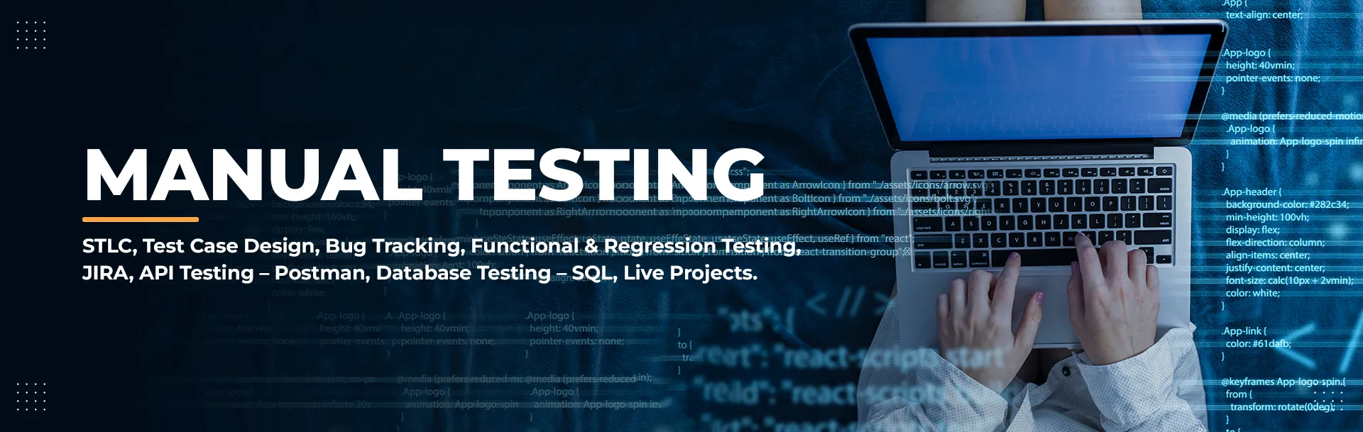 Manual Testing course banner